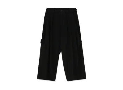 Yohji Yamamoto Y's DECYNE BIG FRONT POCKET PANTS "Black"