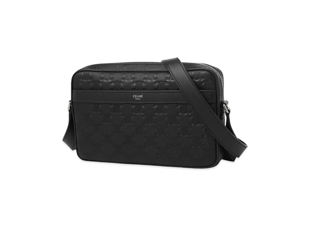 CELINE Horizontal Medium Messenger "Black"