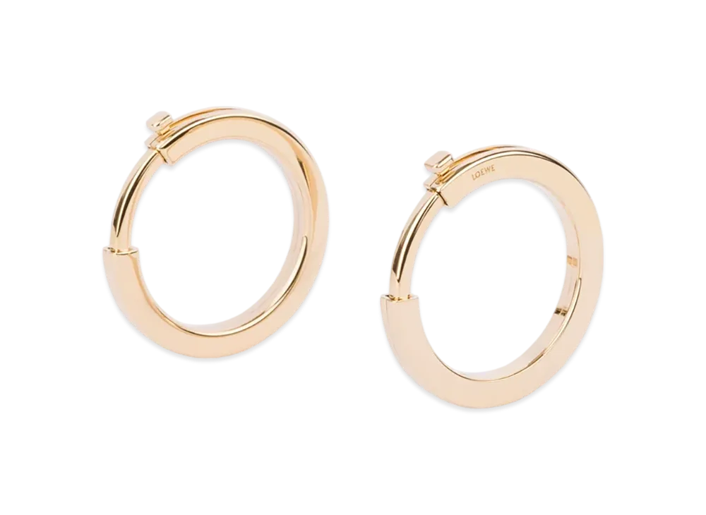 LOEWE Strap with Metallic Ring "Gold"