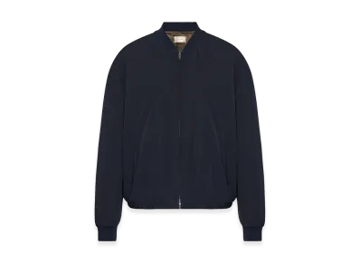 The Row Fenn Wool Jacket "Dark Navy"
