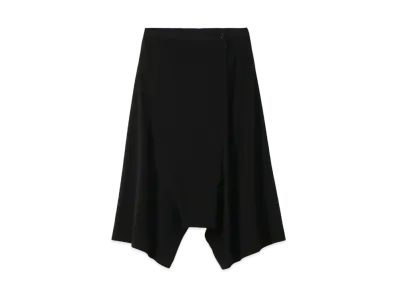 Yohji Yamamoto Y's DECYNE WAIST STRING SAROUEL PANTS "Black"