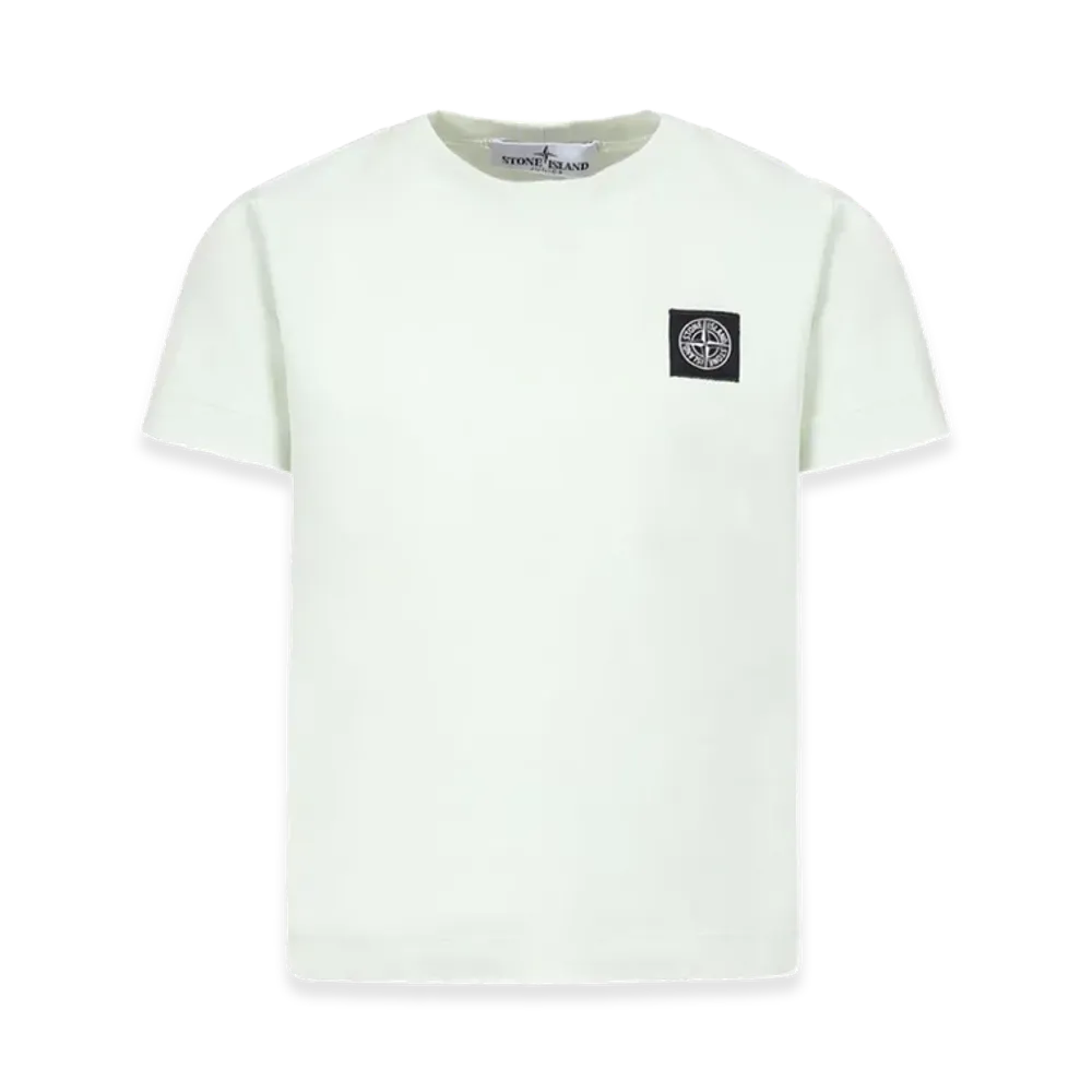 Stone Island Kids T-Shirt with Logo "White"