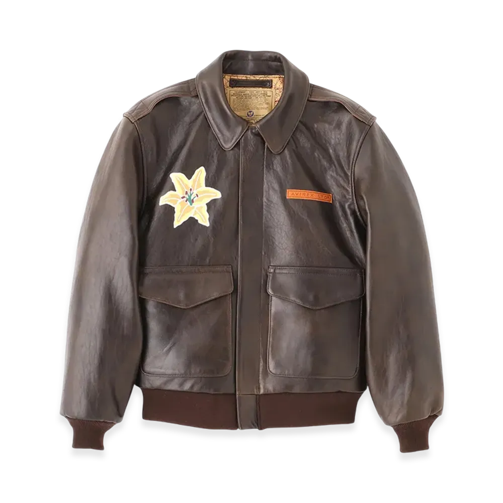 AVIREX x Final Fantasy VII Remake A-2 Aerith "Brown"
