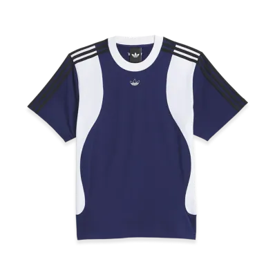 adidas Tyshawn Short Sleeve T-Shirt "Dark Blue/White"