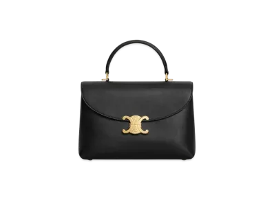 CELINE Medium Nino Bag in Supple Grained Calfskin "Black"