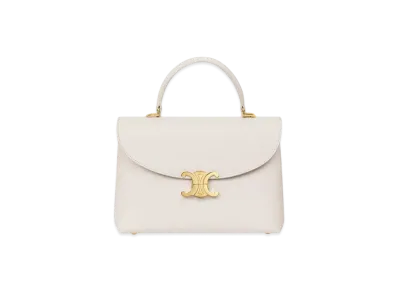 CELINE Medium Nino Bag in Smooth Satinated Calfskin "Rice"