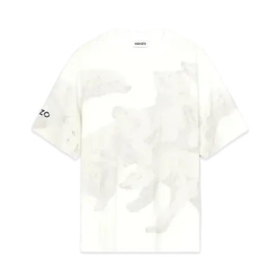 KENZO Oversized T-shirt 'Polar Bear' 'The Winter Capsule' "Off White"