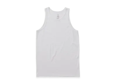 Graphpaper American Sea Island Cotton Tank Top "White"