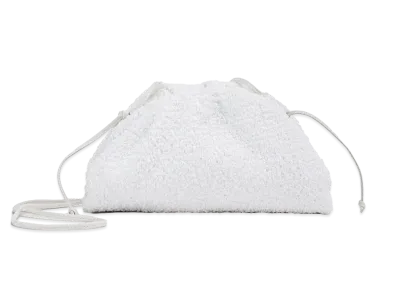 Bottega Veneta Mini Pouch "White Chalk"