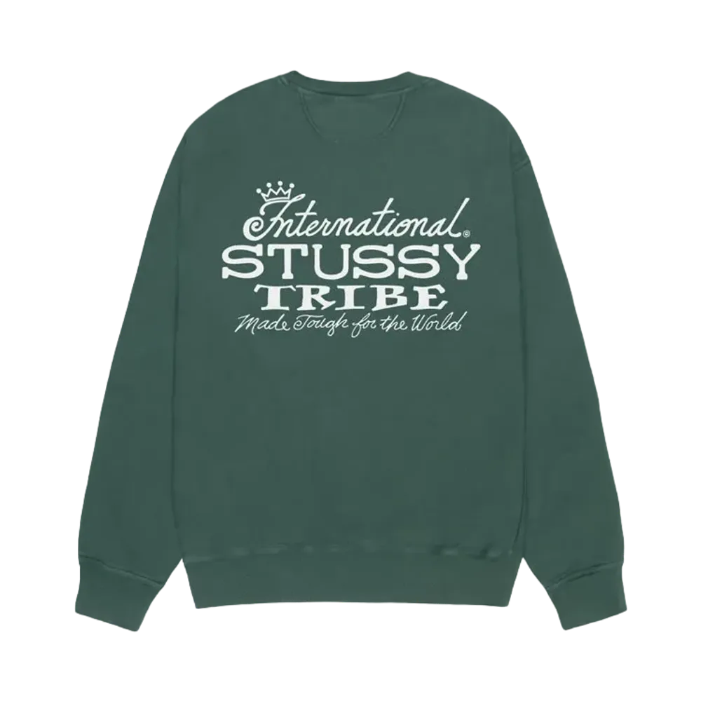 Stussy IST Crew Pigment Dyed "Forest"