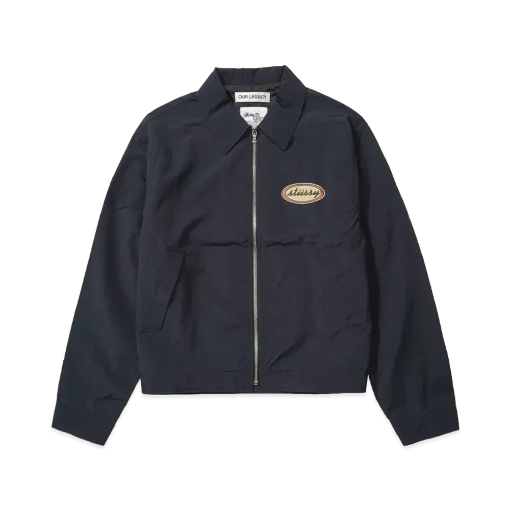 Stussy x Our Legacy Work Shop Blouson Jacket "Midnight Nylon Taffeta"