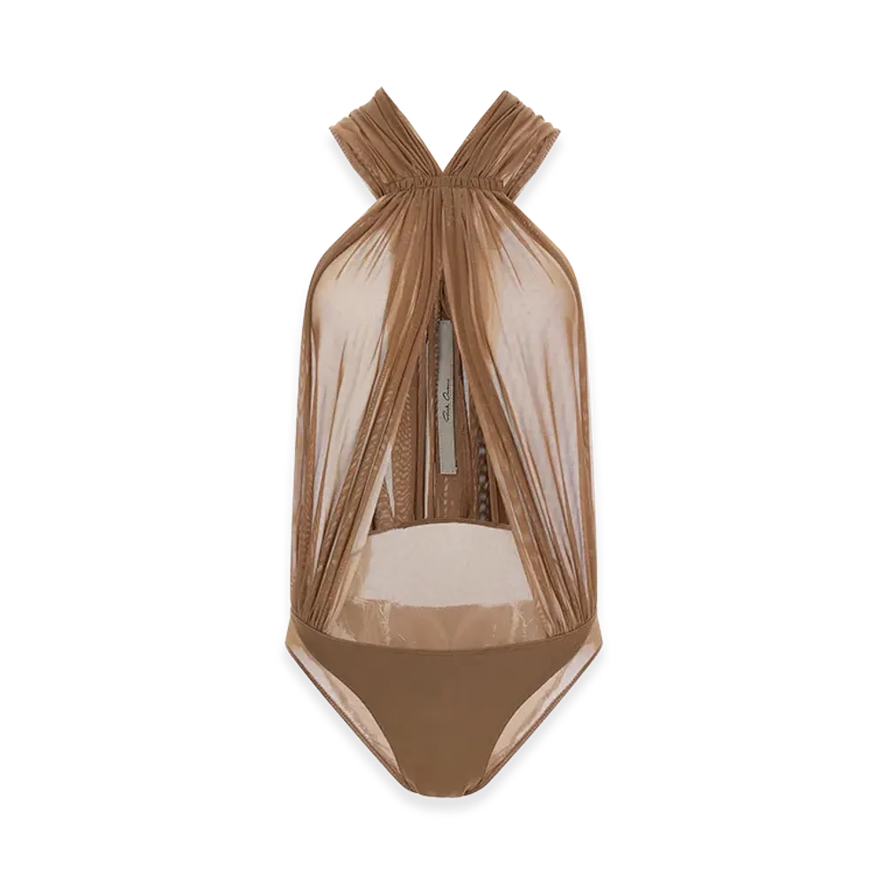 Rick Owens Women's 'Miami' Body Suit "Beige"