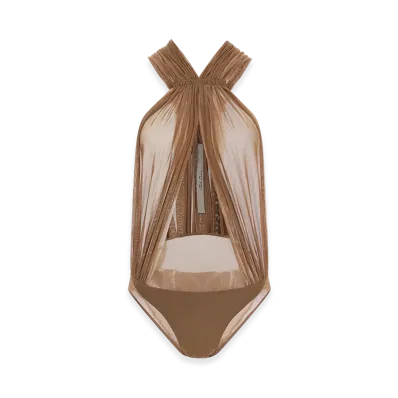 Rick Owens Women's 'Miami' Body Suit "Beige"