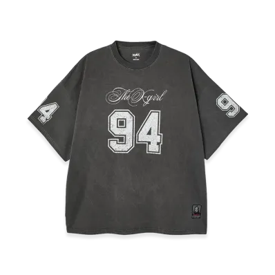 X-Girl Women's Faded Number S/S Big Tee Dress "Black"