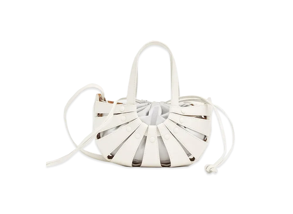 Bottega Veneta Shell "White Frost"