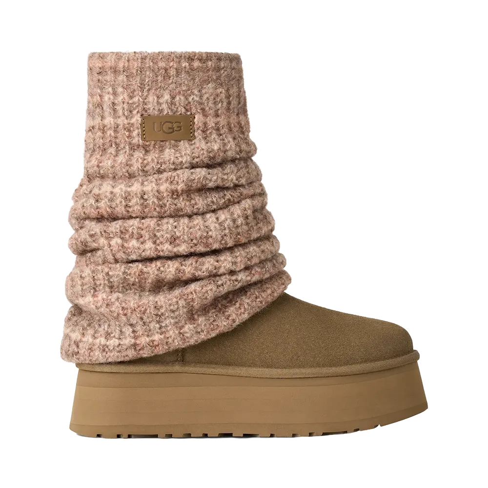 UGG Women's Classic Mini Dipper Legwarmer "Light Bronze"