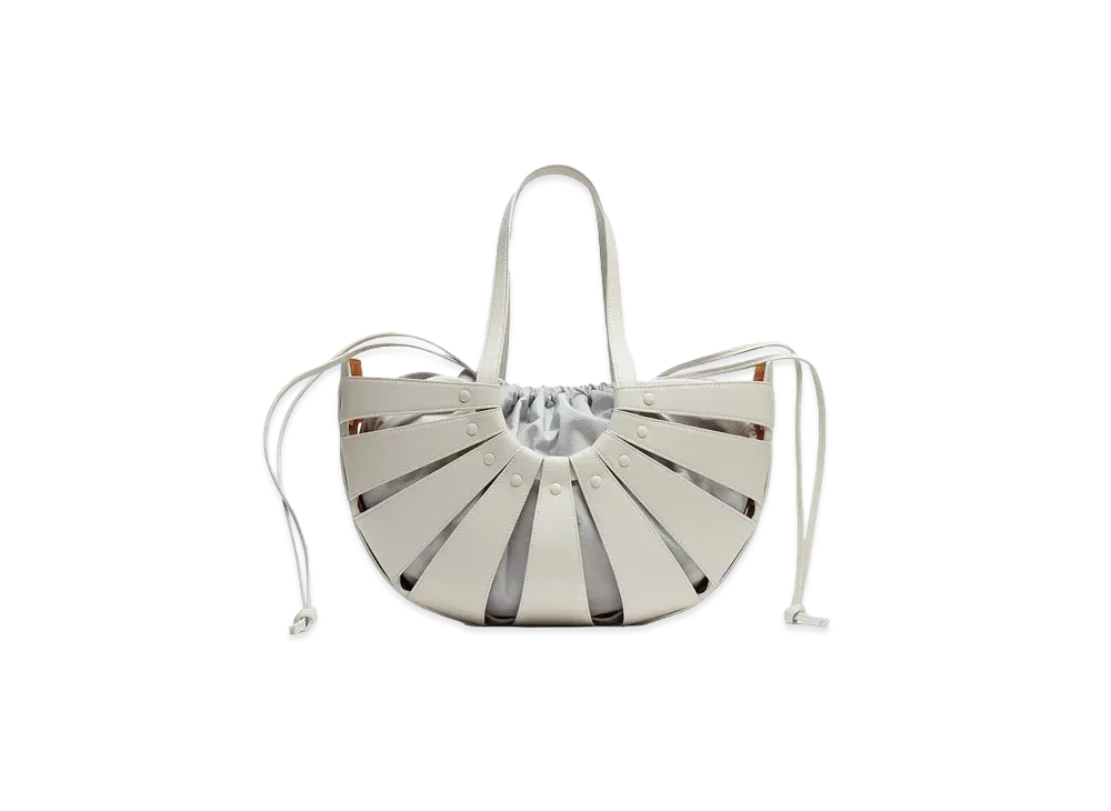 Bottega Veneta Shell "White Frost"