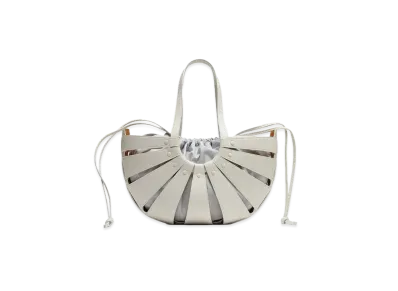 Bottega Veneta Shell "White Frost"