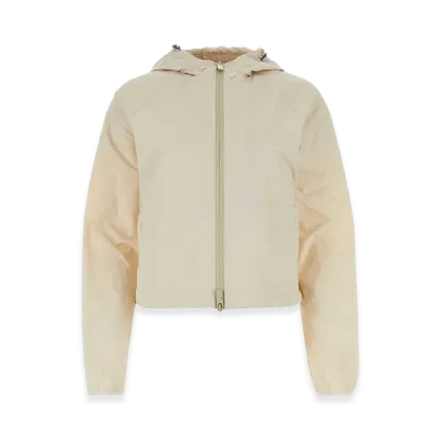 Burberry Women's Nylon Jacket "White/Sand"