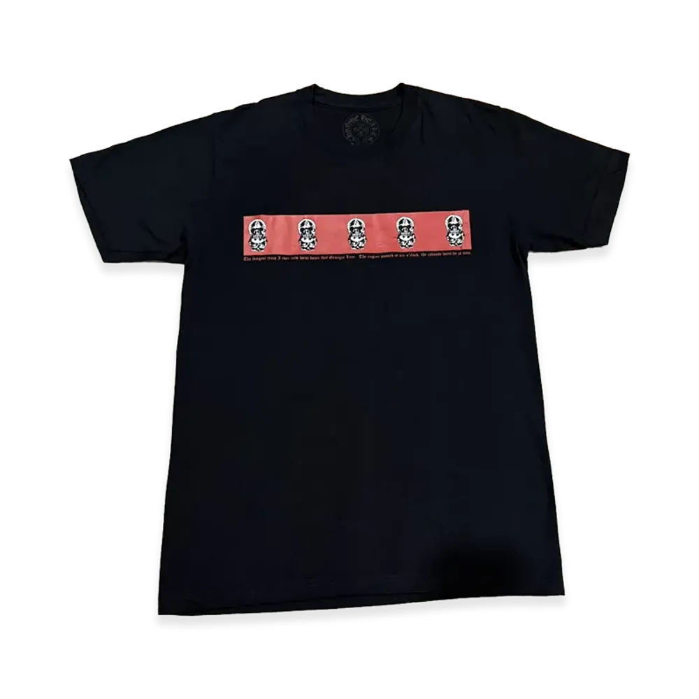 Chrome Hearts Foti Horseshoe Skull Train Logo T-Shirt "Black"