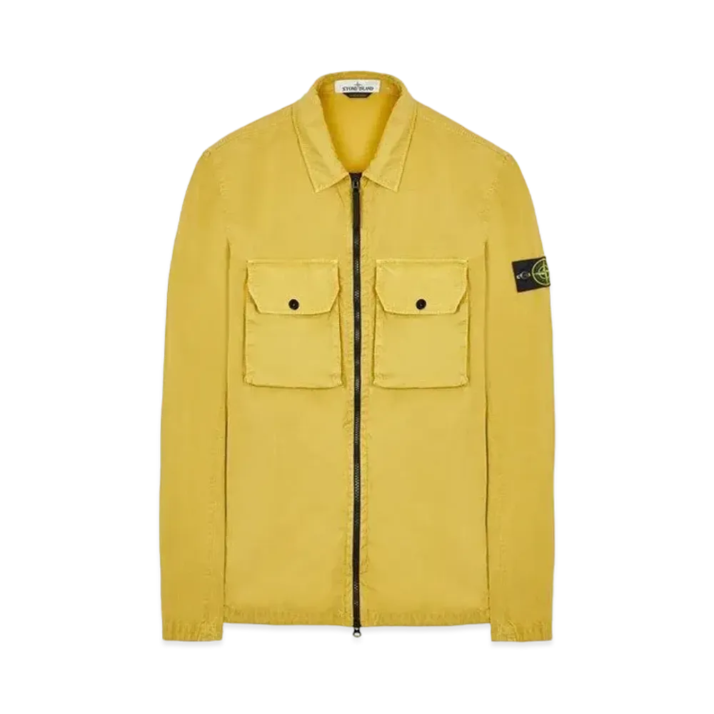 Stone Island 113WN BRUSHED COTTON CANVAS_'OLD' EFFECT "Dark Beige"