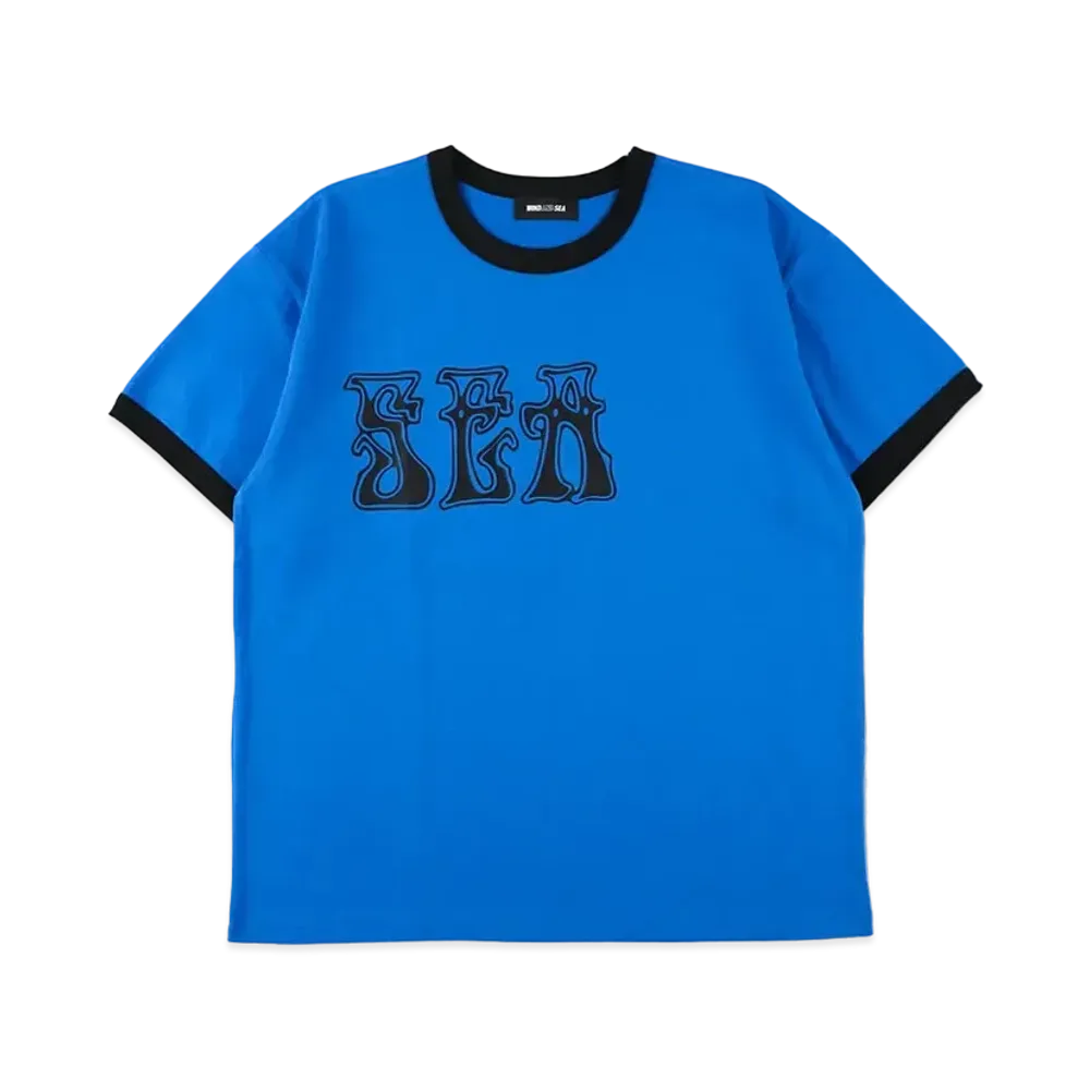 WIND AND SEA Logo Tee "Blue Black"