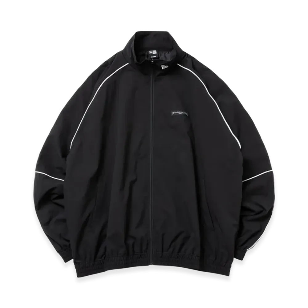 NEW ERA x Mastermind World Oversized Piping Track Jacket SS24 "Black"