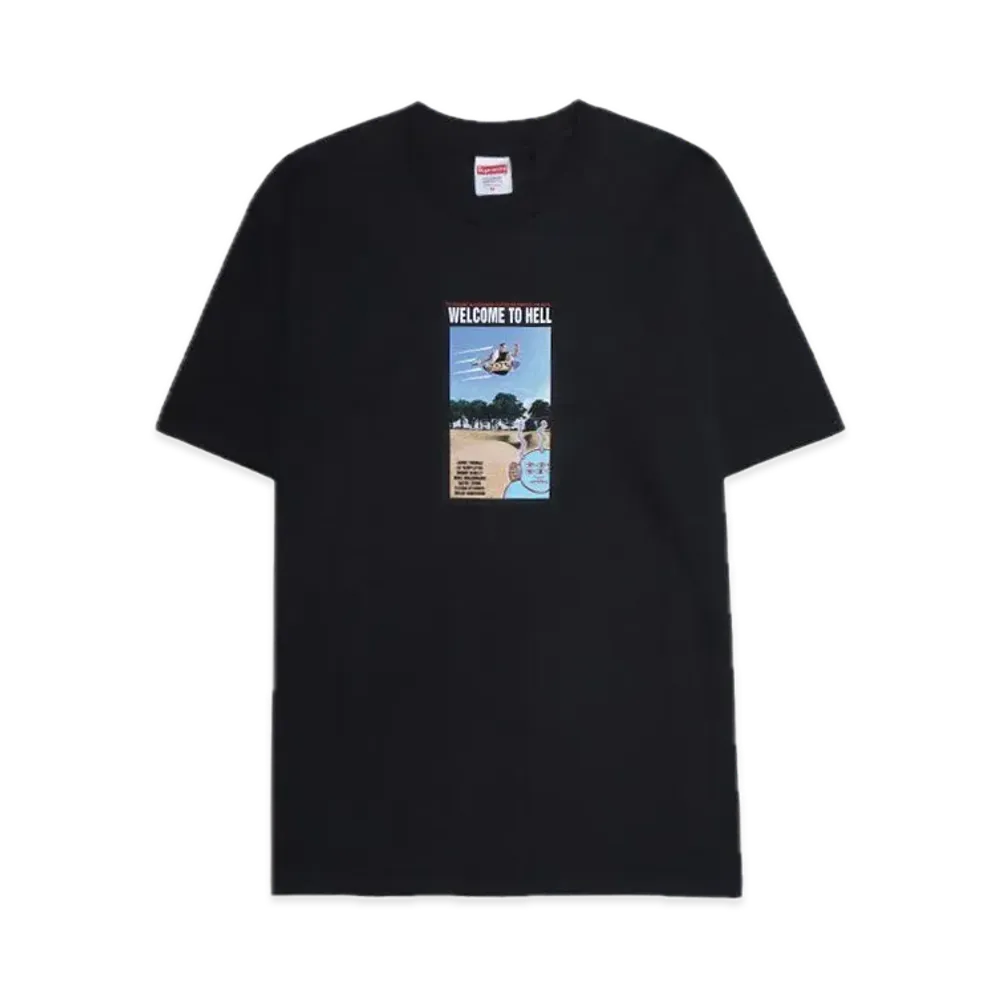 Supreme x Toy Machine Welcome To Hell Tee "Black"