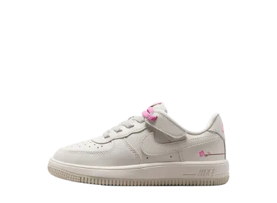 Nike PS Force 1 Low EasyOn "Light Bone/Playful Pink"