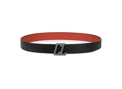 Christian Louboutin Happy Rui CL Logo Belt "Black"