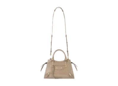 BALENCIAGA Women's Neo Classic Small Top Handle Bag "Mink"