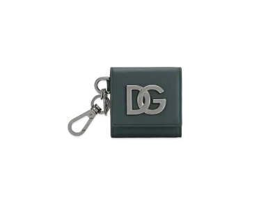 Dolce&Gabbana Coin Case Calfskin DG Logo "Green"