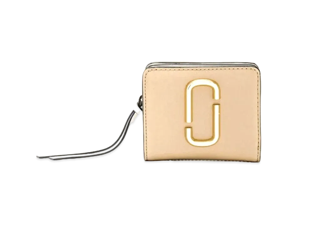 Marc Jacobs The Snapshot Mini Compact Wallet "Sandcastle Multi"