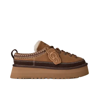 UGG Women's Heritage Lace-Up Slipper "Chestnut"