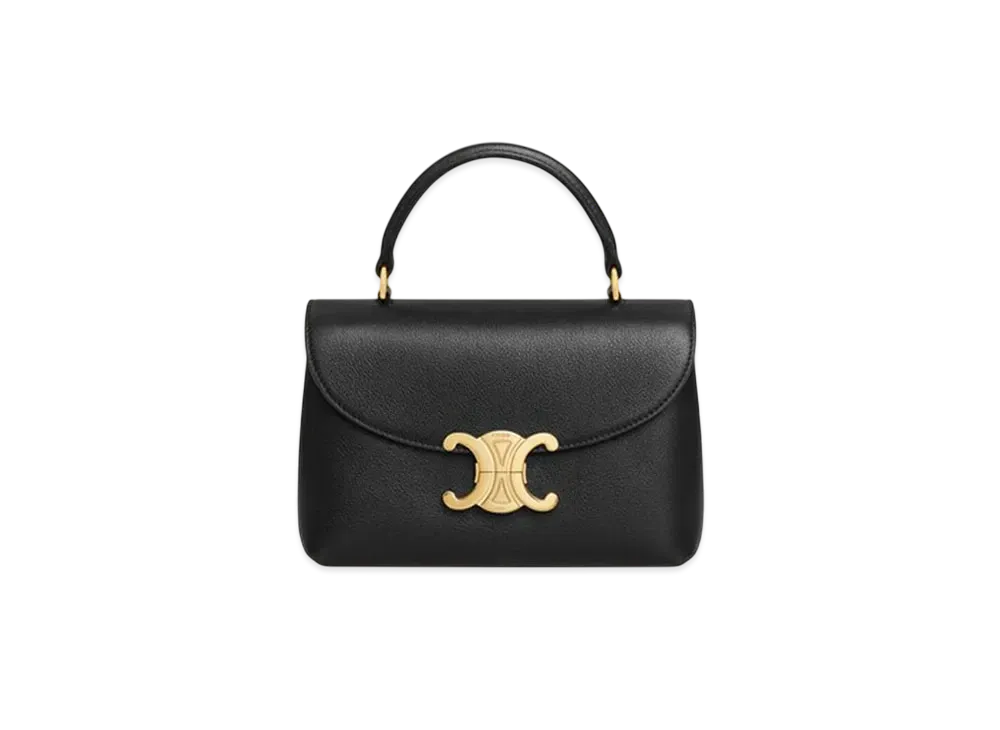 CELINE Teen Nino Bag in Supple Grained Calfskin "Black"