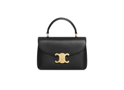CELINE Teen Nino Bag in Supple Grained Calfskin "Black"