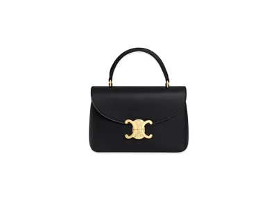 CELINE Teen Nino Bag In Shiny Calfskin "Black"