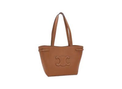 CELINE Women's Small Cabas Anais Cuir Triomphe Tote Bag "Tan"