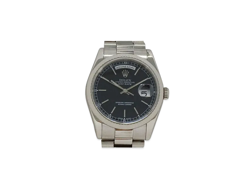 ROLEX Daydate "Black/White Gold" 118239