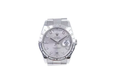 ROLEX Day-Date Silver Dial 118366A