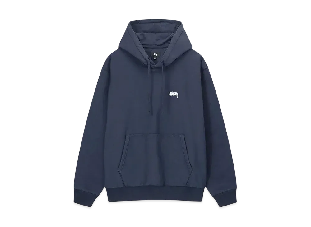 Stussy Stock Logo Hoodie "Navy"