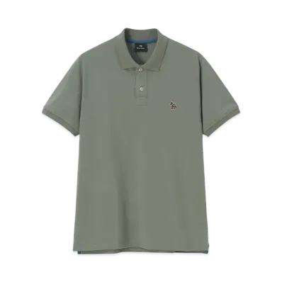 Paul Smith Zebra Patch Polo Shirt "DarkOlive"