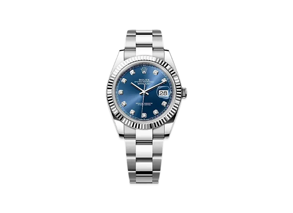 ROLEX Sky-Dweller Oystersteel & White Gold "Blue"