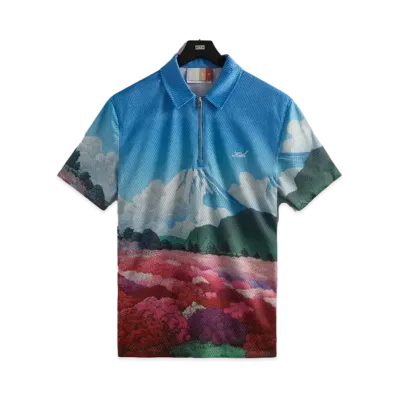 Kith Printed Devoe Quarter Zip "Bloom"