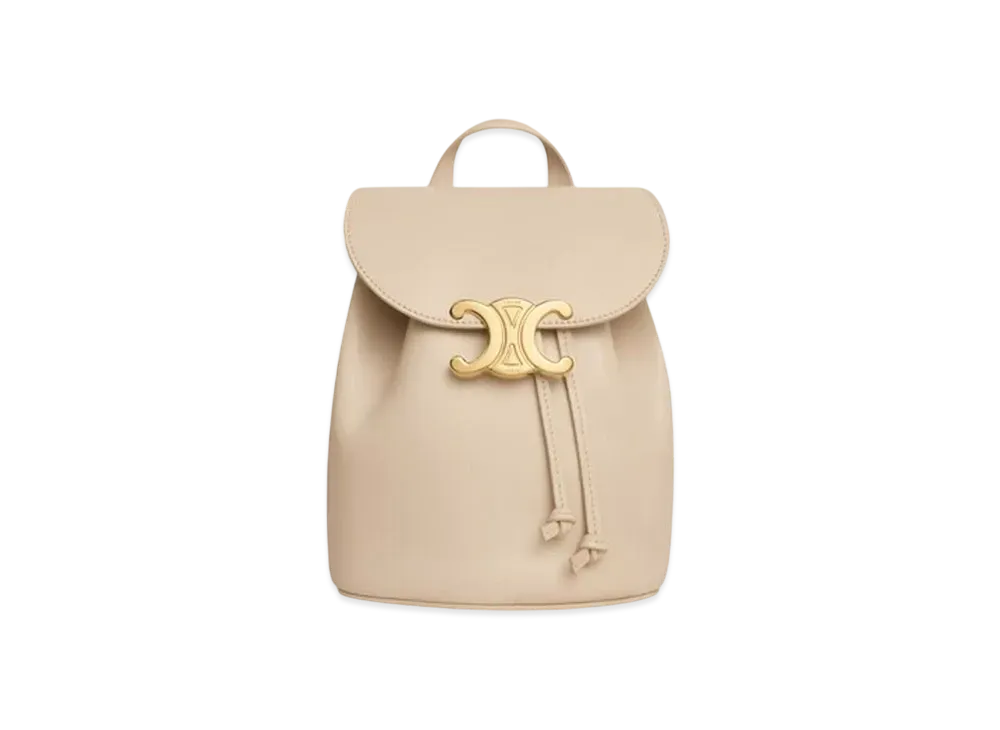CELINE Backpack Celine Bonnie in Smooth Calfskin "Nude"