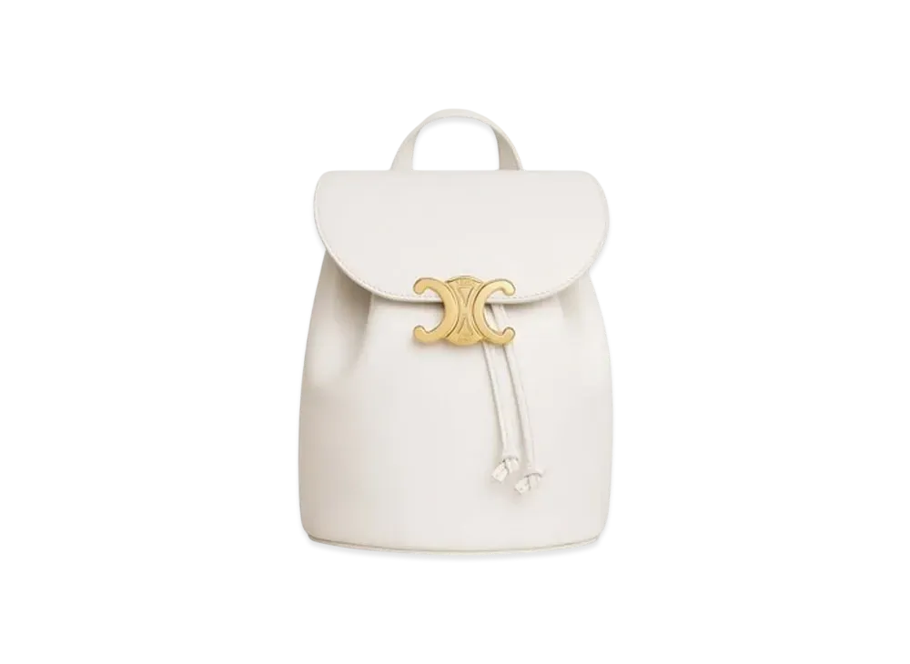 CELINE Backpack Celine Bonnie in Smooth Calfskin "Rice"