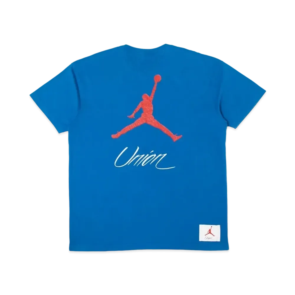 Air Jordan x Union NRG Vault AJ Flight Jumpman Tee "Blue"