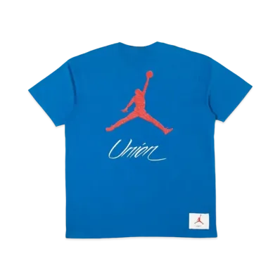Air Jordan x Union NRG Vault AJ Flight Jumpman Tee "Blue"