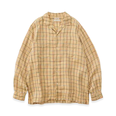 NICENESS E.Romeo check Shirt "Yellow"