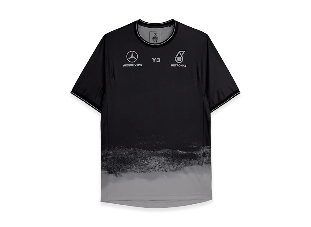 Y-3 x Mercedes AMG Petronas Formula 1 Team Mechanics Short Sleeve Jersey "Black"